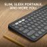 Logitech Pebble Keys 2 K380s Multi-Device Bluetooth Customizable Shortcuts Slim & Portable For Windows, macOS & Android Arabic / English