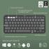 Logitech Pebble Keys 2 K380s Multi-Device Bluetooth Customizable Shortcuts Slim & Portable For Windows, macOS & Android Arabic / English