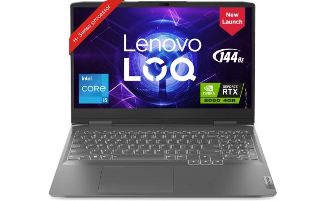Lenovo NEW LOQ Gaming (2023) 12Gen Intel Core i5 8-Cores w/ Nvidia RTX 2050 4GB & IPS 144Hz Display (Customized) - Gray
