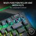 Razer BlackWidow V4 75% Mechanical Hot-swappable Compact & Durable Chroma MF Roller & Media Keys Wrist Rest Orange Tactile Switches - Black