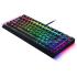 Razer BlackWidow V4 75% Mechanical Hot-swappable Compact & Durable Chroma MF Roller & Media Keys Wrist Rest Orange Tactile Switches - Black