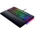 Razer BlackWidow V4 75% Mechanical Hot-swappable Compact & Durable Chroma MF Roller & Media Keys Wrist Rest Orange Tactile Switches - Black