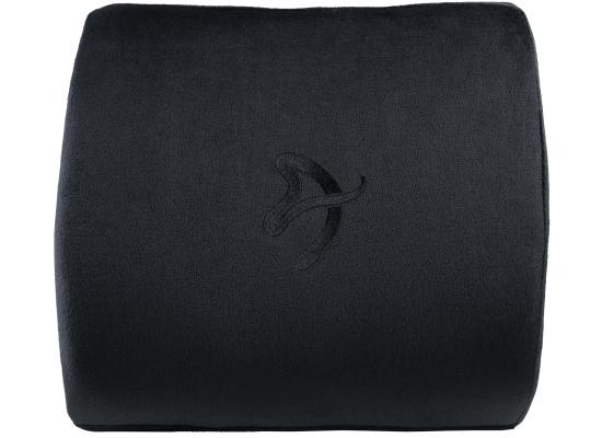 Arozzi Lumbar Support Pillow High-quality Material & Memory Foam Universal & Portable - Black Velour