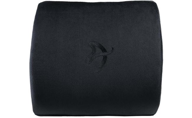 Arozzi Lumbar Support Pillow High-quality Material & Memory Foam Universal & Portable - Black Velour