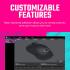Cooler Master MM311 Wireless Gaming Mouse Adjustable 10,000 DPI Palm|Claw Grip PixArt Optical Sensor PTFE Feet RGB Lighting - Black