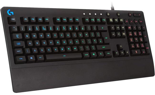 Logitech G213 Wired Dedicated Media Controls 16.8 Million Lighting Colors Backlit Keys Spill-Resistant & Durable Design - Black Logitech G213 Wired Dedicated Media Controls 16.8 Million Lighting Colors Backlit Keys Spill-Resistant & Durable Design - Black