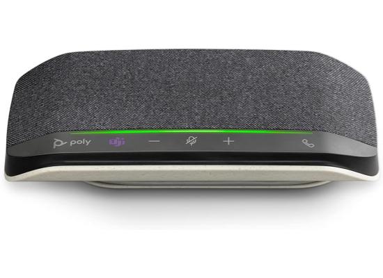 Poly Sync 10 USB SpeakerPhone Two-in-One Portable Speaker for Audio/Video Conference Calls & Music USB Powered Dual-Mic Works with Teams, Zoom, Google