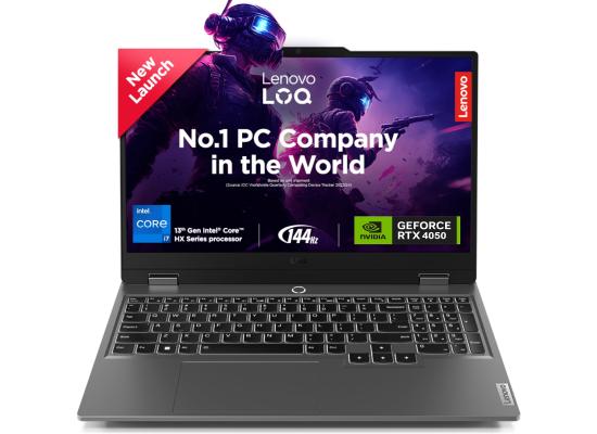 Lenovo NEW LOQ Gaming (2024) 13Gen Intel Core i7 13650HX 14-Cores w/ AI Engine+ LA1 Chip Nvidia & RTX 4050 6GB & IPS 144Hz Display - Luna Grey