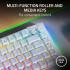 Razer BlackWidow V4 75% Mechanical Hot-swappable Compact & Durable Chroma MF Roller & Media Keys Wrist Rest Orange Tactile Switches - White