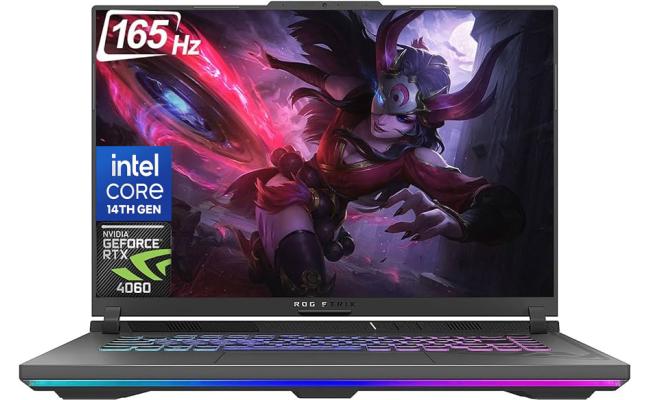 ASUS NEW ROG Strix G16 (2024) G614JVR NEW 14Gen Intel Core i9 14900HX 24-Cores w/ Nvidia RTX 4060 8GB DDR6 & 16" IPS 165Hz Display , Gray