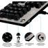 Logitech G413 Mechanical Romer-G Tactile Switches Backlight USB Pass-Through Aluminum-Magnesium Alloy - Silver Logitech G413 Mechanical Romer-G Tactile Switches Backlight USB Pass-Through Aluminum-Magnesium Alloy - Silver