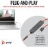 Poly Blackwire C3225 Wired Dual-Ear Boom Mic USB-C Noise-Canceling Mic For PC & Mac & Mobile Works with Teams (Certified) Poly Blackwire C3225 Wired Dual-Ear Boom Mic USB-C Noise-Canceling Mic For PC & Mac & Mobile Works with Teams (Certified)