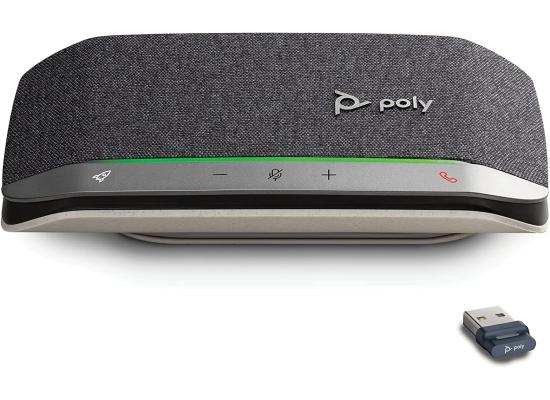 Poly Sync 20+ Personal Portable Bluetooth Smart Speakerphone USB-A Bluetooth Adapter Connect Wirelessly to PC/Mac/Cell Phone Works w/Teams, Zoom