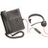 Poly Blackwire 3310 Wired USB Type-A & Wired USB Type-C One-Ear Boom Mic Noise & Echo Reduction For PC & Mac Works with Teams (Certified)