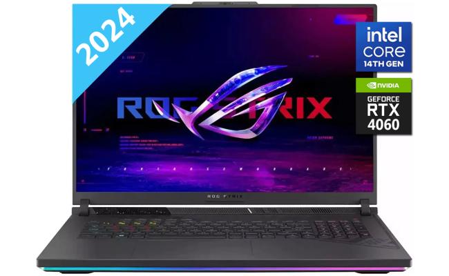 ASUS NEW ROG Strix G18 (2024) G814JVR NEW 14Gen Intel Core i9 14900HX 24-Cores w/ Nvidia RTX 4060 8GB DDR6 & 18" 2.5K IPS 240Hz Display (Customized) - Eclipse Gray