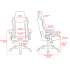 Arozzi Vernazza Soft Fabric XL Ergonomic Chair High Backrest Recliner Swivel Tilt Rocker Adjustable Height & Adjustable Lumbar & Neck Support Support 170kg - Dark Grey Arozzi Vernazza Soft Fabric XL Ergonomic Chair High Backrest Recliner Swivel Tilt Rocker Adjustable Height & Adjustable Lumbar & Neck Support Support 170kg - Dark Grey