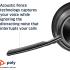 Poly Voyager Focus 2 Microsoft Teams Certified USB C & Bluetooth Active Noise Canceling For PC/Mac/Mobile Headset w/ charging stand & USB-C/A Adapter