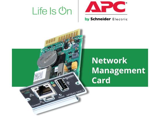 APC AP9544 Network Management Card for Easy UPS, 1-Phase