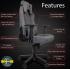 Arozzi Vernazza Soft Fabric Gaming Chair Multi-Dimensional Armrests Rocking & Lock-Tilt Function Adjustable Height & Backrest 3D Armrests - Purple Arozzi Vernazza Soft Fabric Gaming Chair Multi-Dimensional Armrests Rocking & Lock-Tilt Function Adjustable Height & Backrest 3D Armrests - Purple