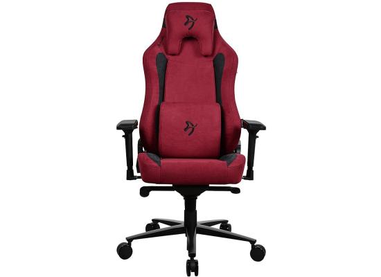 Arozzi Vernazza Supersoft Upholstery Material has a Unique Velvety Texture That is Fluid-Repellant & Breathable Memory Foam Lumbar Support 4D Armrest - Bordeaux