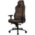 Arozzi Vernazza Supersoft Upholstery Material has a Unique Velvety Texture That is Fluid-Repellant & Breathable Memory Foam Lumbar Support 4D Armrest - Brown