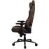 Arozzi Vernazza Supersoft Upholstery Material has a Unique Velvety Texture That is Fluid-Repellant & Breathable Memory Foam Lumbar Support 4D Armrest - Brown