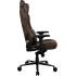 Arozzi Vernazza Supersoft Upholstery Material has a Unique Velvety Texture That is Fluid-Repellant & Breathable Memory Foam Lumbar Support 4D Armrest - Brown