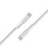 Promate XCord-CC USB-C to USB-C Cable 60W Power Delivery Fast Charging Type-C Cable 1m Anti-Tangle Silicone Cord - White