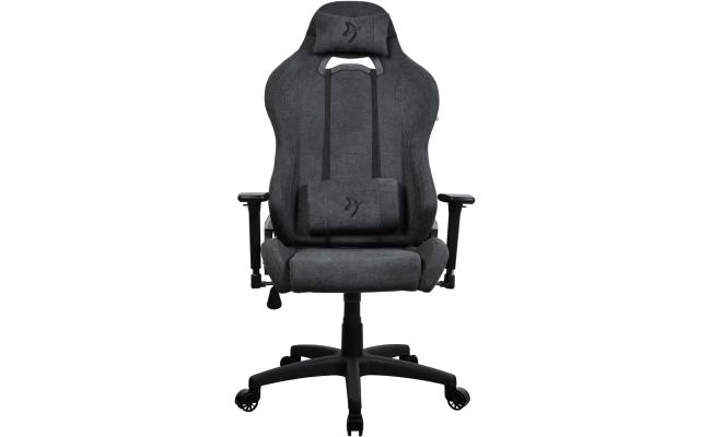 Arozzi Torretta Soft Fabric (2023) Soft Pleasant & Durable Ergonomic Design 3D Armrest 2 Adjustable Height Supportive Pillows & Adjustable Height - Dark Grey Arozzi Torretta Soft Fabric (2023) Soft Pleasant & Durable Ergonomic Design 3D Armrest 2 Adjustable Height Supportive Pillows & Adjustable Height - Dark Grey