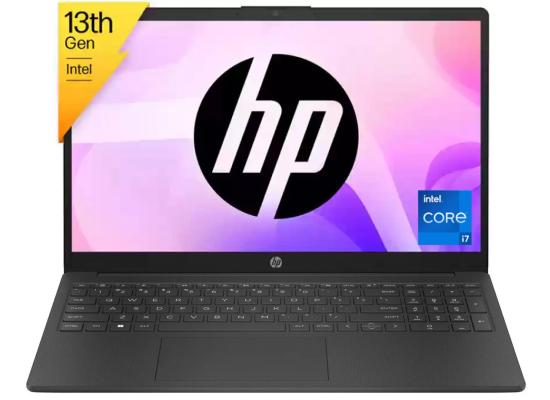 HP Laptop 15-fd0024ne (2023) NEW 13th Gen Intel Core i7 10-Cores Slim Design w/ IPS Full HD Display - Black
