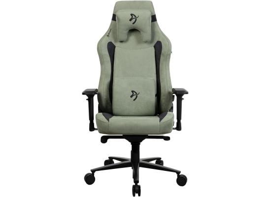 Arozzi Vernazza Supersoft XL Upholstery Material has a Unique Velvety Texture That is Fluid-Repellant & Breathable Memory Foam Lumbar Support 4D Armrest Support 170kg - Forest