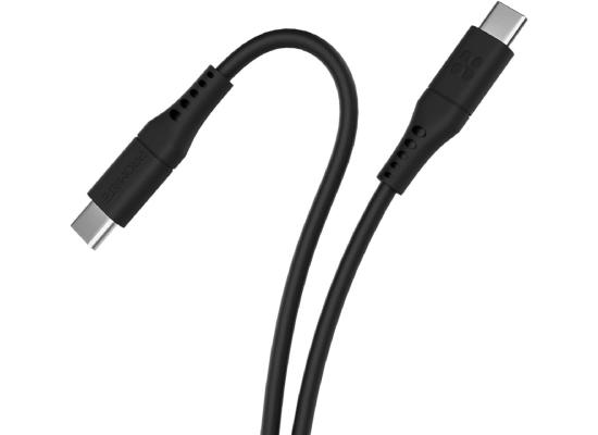 Promate PowerLink-CC200 USB-C Fast-Charging USB-C to Type-C Cable 60W Power Delivery 480Mbps Data Transfer 200cm Anti-Tangle Silicone Cord