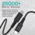 Promate PowerLink-CC200 USB-C Fast-Charging USB-C to Type-C Cable 60W Power Delivery 480Mbps Data Transfer 200cm Anti-Tangle Silicone Cord