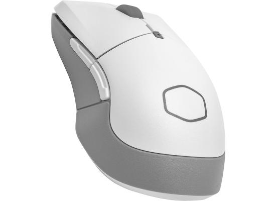 Cooler Master MM311 Wireless Gaming Mouse Adjustable 10,000 DPI Palm|Claw Grip PixArt Optical Sensor PTFE Feet RGB Lighting - White