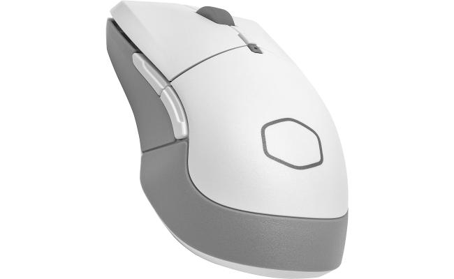 Cooler Master MM311 Wireless Gaming Mouse Adjustable 10,000 DPI Palm|Claw Grip PixArt Optical Sensor PTFE Feet RGB Lighting - White