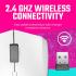 Cooler Master MM311 Wireless Gaming Mouse Adjustable 10,000 DPI Palm|Claw Grip PixArt Optical Sensor PTFE Feet RGB Lighting - White