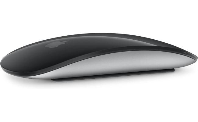 Apple Magic Mouse 2024 (USB-C) Wireless, Rechargable Multi-Touch Surface - Black Edition