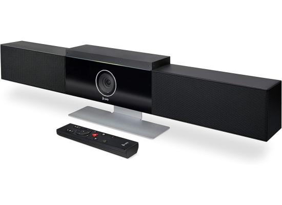 Poly Studio 4K USB Video Conference System Camera/Mic/Speaker Small & Medium Conference Rooms Presenter Tracking NoiseBlock AI Autoframing Teams/Zoom Certified