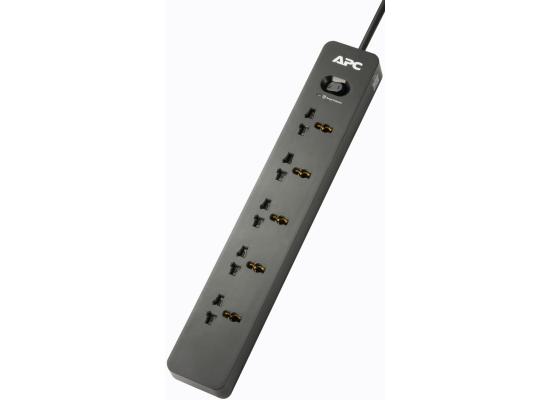 APC SurgeArrest Essential Surge Protector 5x Universal Outlets 1.5m Extension Cord UK Input