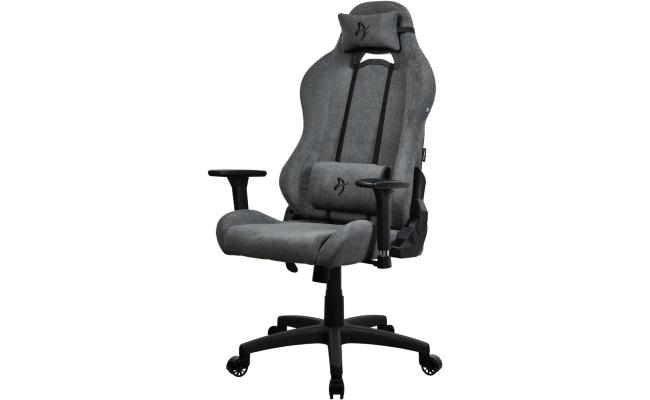 Arozzi Torretta Soft Fabric (2023) Soft Pleasant & Durable Ergonomic Design 3D Armrest 2 Adjustable Height Supportive Pillows & Adjustable Height - Ash Arozzi Torretta Soft Fabric (2023) Soft Pleasant & Durable Ergonomic Design 3D Armrest 2 Adjustable Height Supportive Pillows & Adjustable Height - Ash