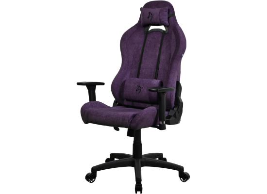 Arozzi Torretta Soft Fabric (2023) Soft Pleasant & Durable Ergonomic Design 3D Armrest 2 Adjustable Height Supportive Pillows & Adjustable Height - Purple