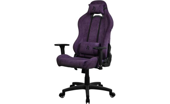 Arozzi Torretta Soft Fabric (2023) Soft Pleasant & Durable Ergonomic Design 3D Armrest 2 Adjustable Height Supportive Pillows & Adjustable Height - Purple Arozzi Torretta Soft Fabric (2023) Soft Pleasant & Durable Ergonomic Design 3D Armrest 2 Adjustable Height Supportive Pillows & Adjustable Height - Purple