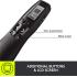 Logitech Professional Presenter R800 Wireless Presentation Clicker Remote w/ Green Laser Pointer & LCD Display - Black Logitech Professional Presenter R800 Wireless Presentation Clicker Remote w/ Green Laser Pointer & LCD Display - Black