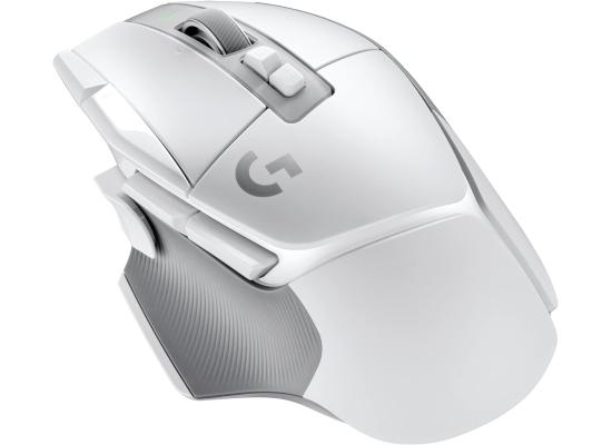 Logitech G502 X LIGHTSPEED Wireless LIGHTFORCE Hybrid Optical-Mechanical Switches HERO 25K Sensor For macOS & Windows - White