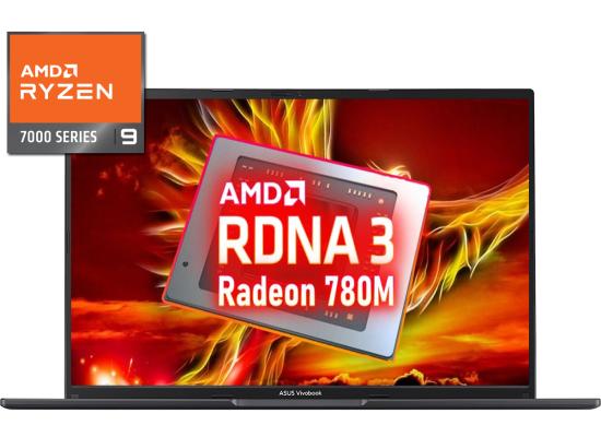 Asus VivoBook 16 (2023) M1605XA NEW 7th Gen AMD Ryzen 9 7940HS 8-Cores w/ High-Performance Processor & DDR5 Memory - Black