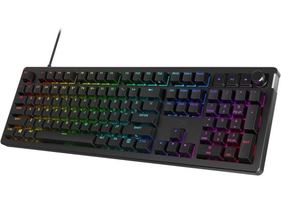 HyperX Alloy Rise Mechanical Ultra-Customizable Hot-Swappable Switches Ambient Light Sensor Gasket Mounted Linear Switches