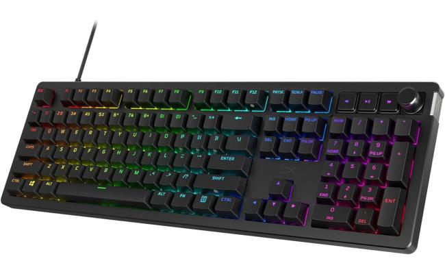 HyperX Alloy Rise Mechanical Ultra-Customizable Hot-Swappable Switches Ambient Light Sensor Gasket Mounted Linear Switches HyperX Alloy Rise Mechanical Ultra-Customizable Hot-Swappable Switches Ambient Light Sensor Gasket Mounted Linear Switches