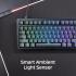 HyperX Alloy Rise 75 Mechanical Ultra-Customizable Hot-Swappable Switches Ambient Light Sensor Gasket Mounted Linear Switches HyperX Alloy Rise 75 Mechanical Ultra-Customizable Hot-Swappable Switches Ambient Light Sensor Gasket Mounted Linear Switches