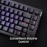 HyperX Alloy Rise 75 Mechanical Ultra-Customizable Hot-Swappable Switches Ambient Light Sensor Gasket Mounted Linear Switches HyperX Alloy Rise 75 Mechanical Ultra-Customizable Hot-Swappable Switches Ambient Light Sensor Gasket Mounted Linear Switches