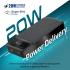 Promate Torq-20 Power Bank Universal 20000mAh Ultra-Slim Portable Charger 20W USB-C Power Delivery Port QC 3.0 18W Port Over-Heating Protection - Black Promate Torq-20 Power Bank Universal 20000mAh Ultra-Slim Portable Charger 20W USB-C Power Delivery Port QC 3.0 18W Port Over-Heating Protection - Black